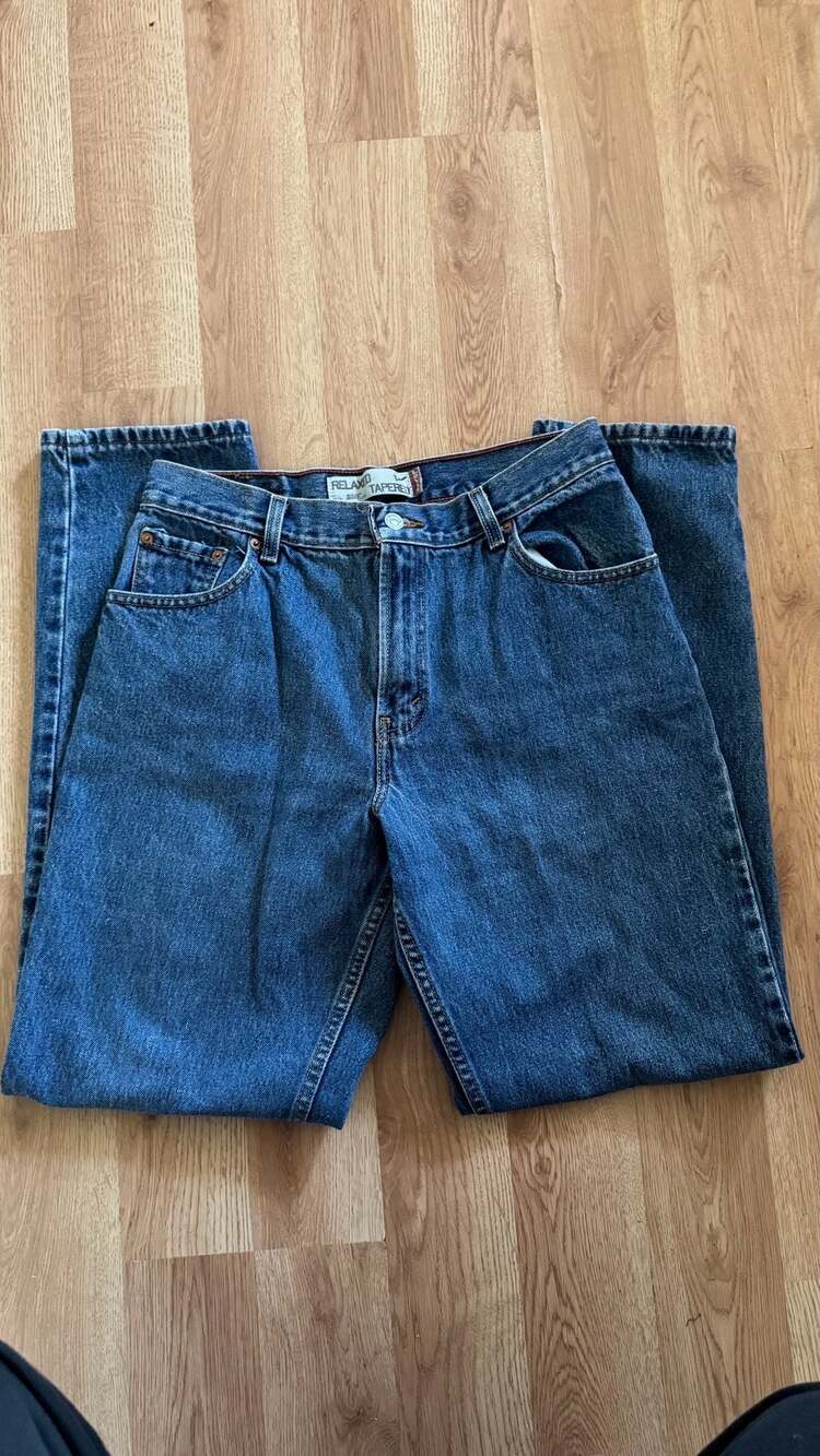 Vintage 90s Levi's 550 Relaxed Tapered Fit Jeans - 12L